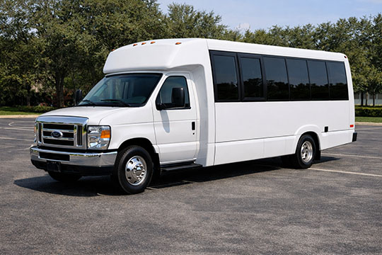 18-passenger minibus available for charter in Davenport, IA