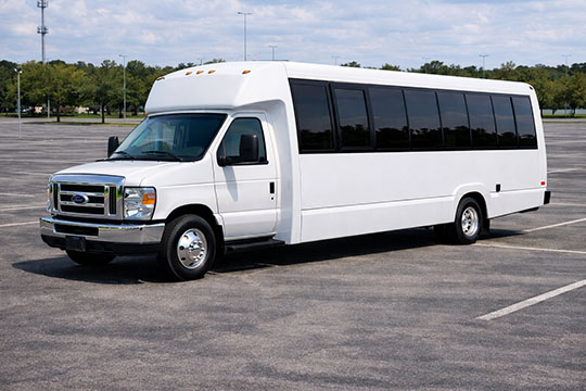 25-passenger minibus available for charter in Davenport, IA