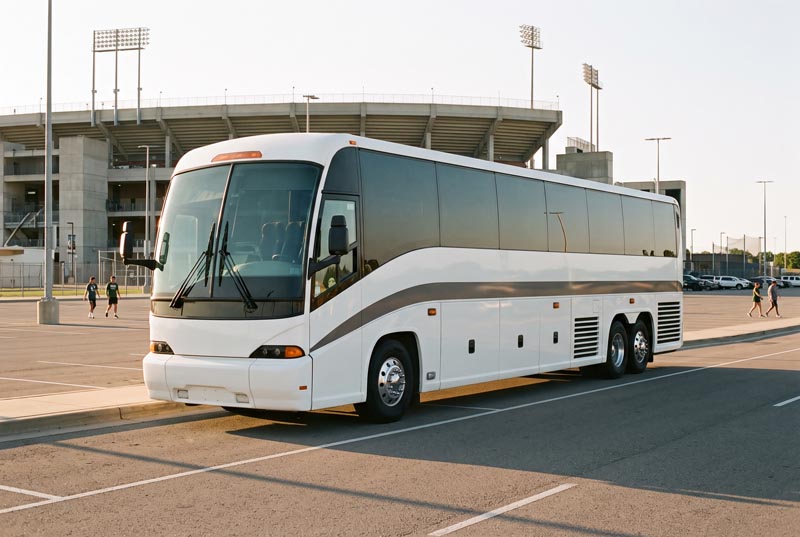 Sports Team Charter Bus Rentals in Davenport, IA